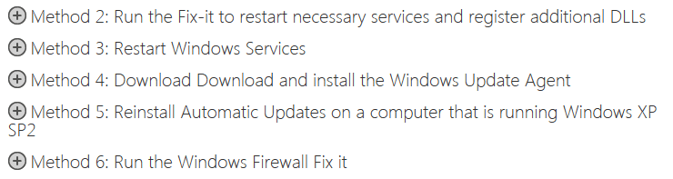 Windows 7 Update Problem Fixes