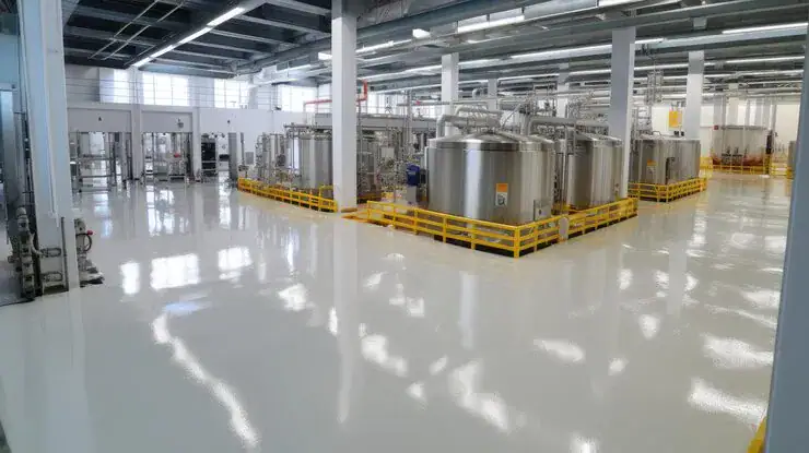 Pavimento in resina industria alimentare