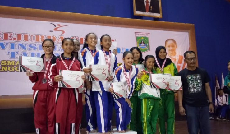 Borong Tujuh Medali, Senam Kabupaten Malang Dominasi Juara Kejurprov Jatim