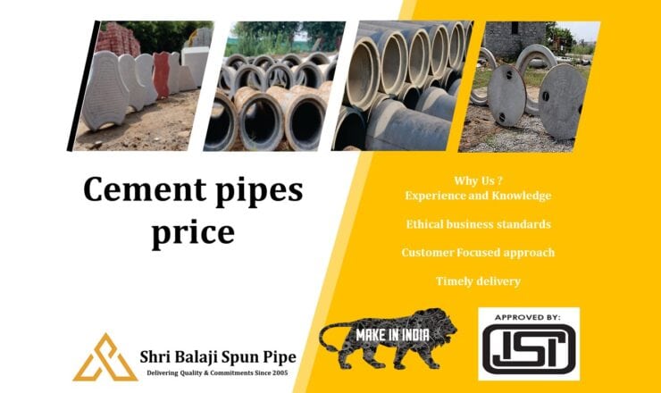 Cement pipes price