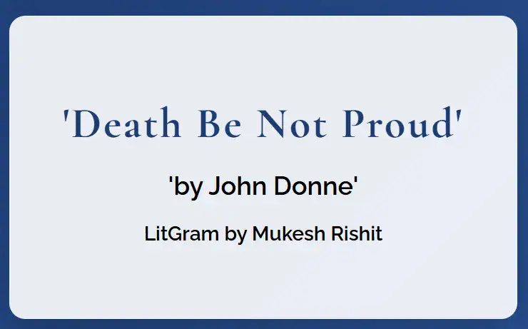 Death Be Not Proud