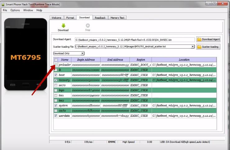 Как прошить устройство Xiaomi с процессором MTK при помощи Flash Tool