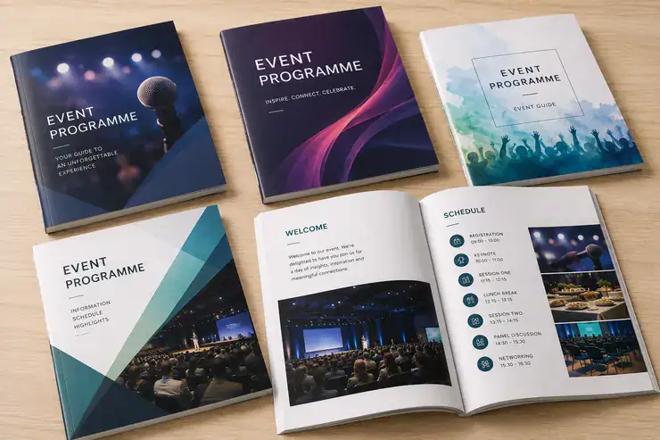 Event programme printing Cambridge