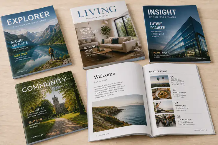 Magazine and newsletter printing Cambridge