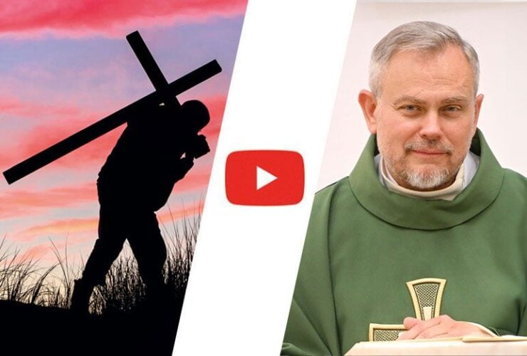 Krzyż, Ks. Jerzy Molewski, Człowiek niosący Krzyż, miniatura filmu "Zło, grzech, nieprzebaczenie to trucizna!"