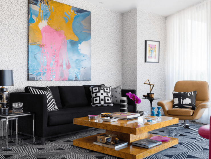 Geometric Patterns and Andy Warhol Meet in this Eclectic InteriorGeometric Patterns and Andy Warhol Meet in this Eclectic Interior eclectic interior Geometric Patterns and Andy Warhol Meet in this Eclectic Interior Untitled design 1 740x560