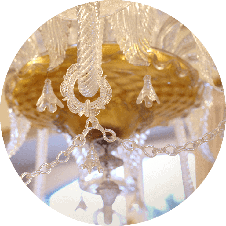 Detail: Kronleuchter