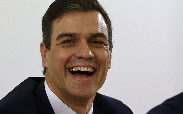 PEDRO sanchez -CONTENTO