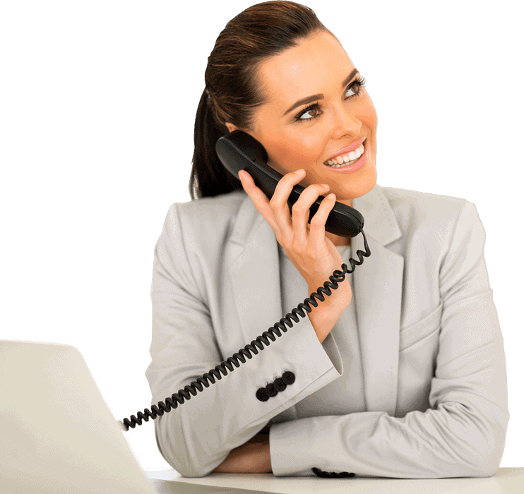 Customer service agent using our provided VOIP wireless telephone service.