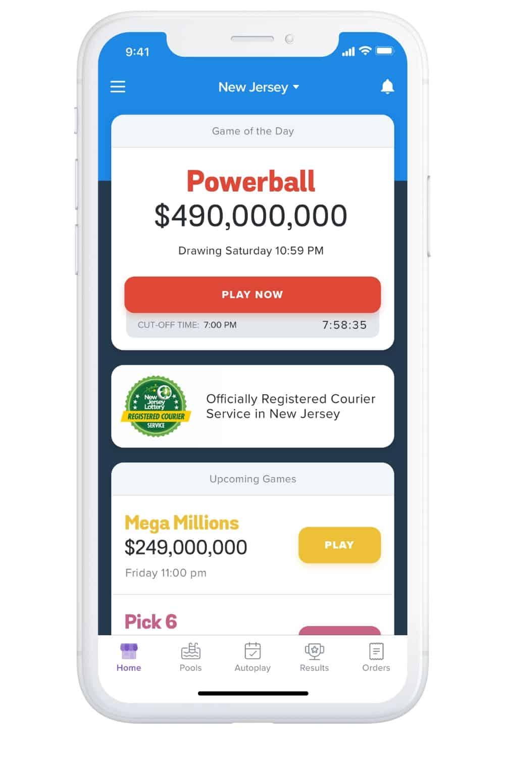 Download the Jackpocket app and play the New Jersey Lottery from the comfort of home. Stay Home and Win With Jackpocket. 