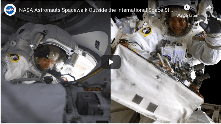 NASA’s first all-female spacewalk (video)