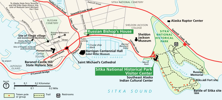 Sitka_National_Historical_Park_map