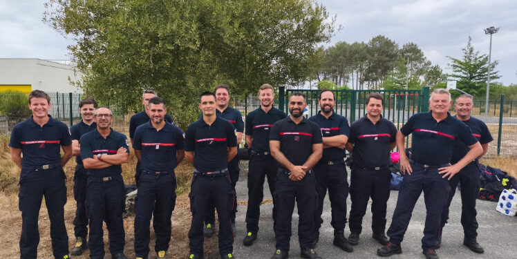 Des pompiers des Hautes Pyrénées en renfort sur l'incendie en Gironde
