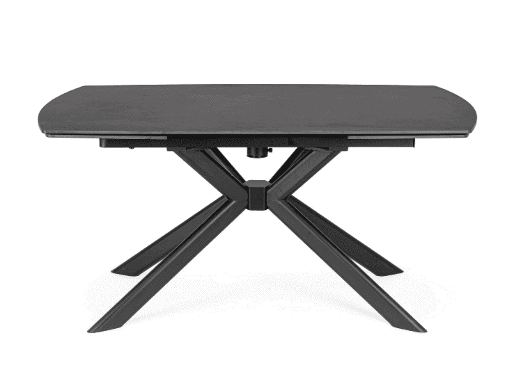 Tavolo allungabile Janika nero, design moderno e funzionale.