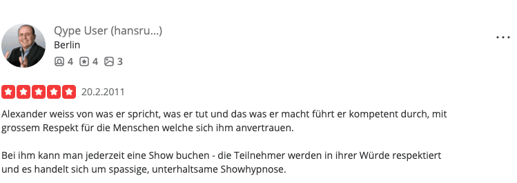Rezension von Hansruedi Wipf