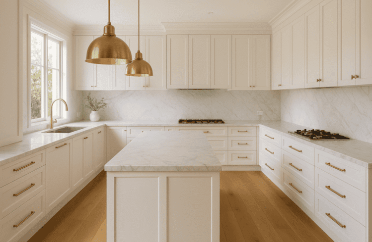 Australian Kitchen Makeovers Made Easy with Brass Hardware