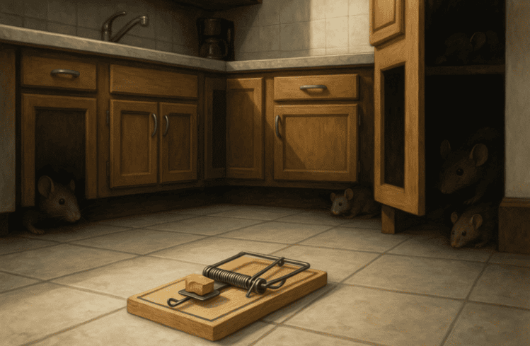 “Why You Still See Mice After Setting Traps—The Hidden Truth”