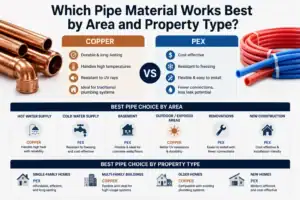 Which Pipe Material Works Best by Area and Property Type