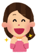笑顔の女性