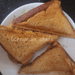 chicken keema sandwich on plate