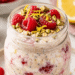 Raspberry Cheesecake Overnight Oats