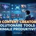 KI für Content Creator 2025 - Revolutionäre Tools und Software für maximale Produktivität