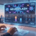 Neuroflash Erfahrungen 2026 Dashboard mit Vergleichsdiagramm und Hamburg Skyline im Hintergrund