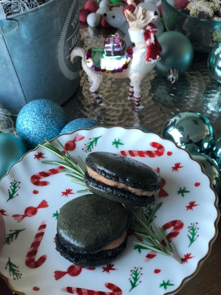 hartige macaron met eendenlevermouss