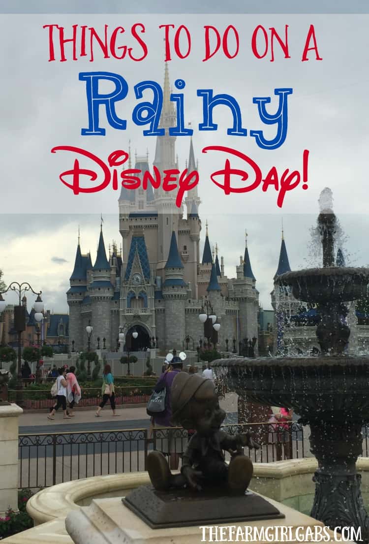 Don't let a little rain ruin all the family vacation fun at Walt Disney World. Check out these fun things to do on a rainy Disney Day.