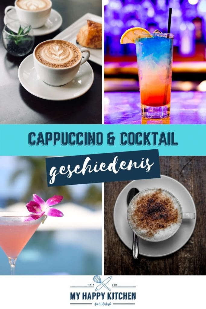 Geschiedenis cappuccino en cocktail