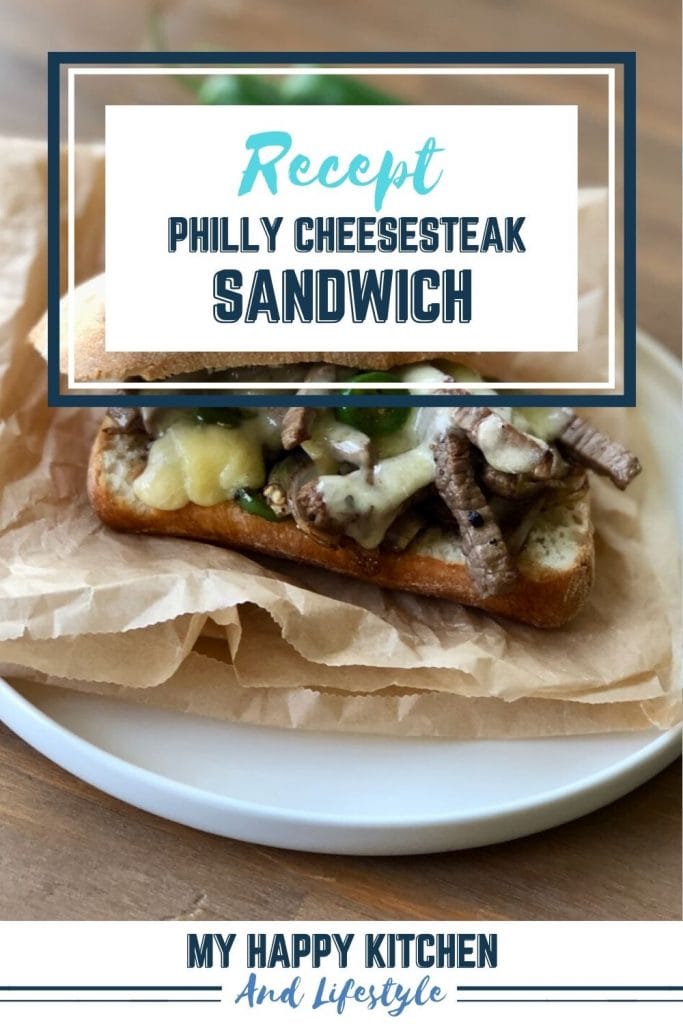 Pinterest pin philly cheesesteak