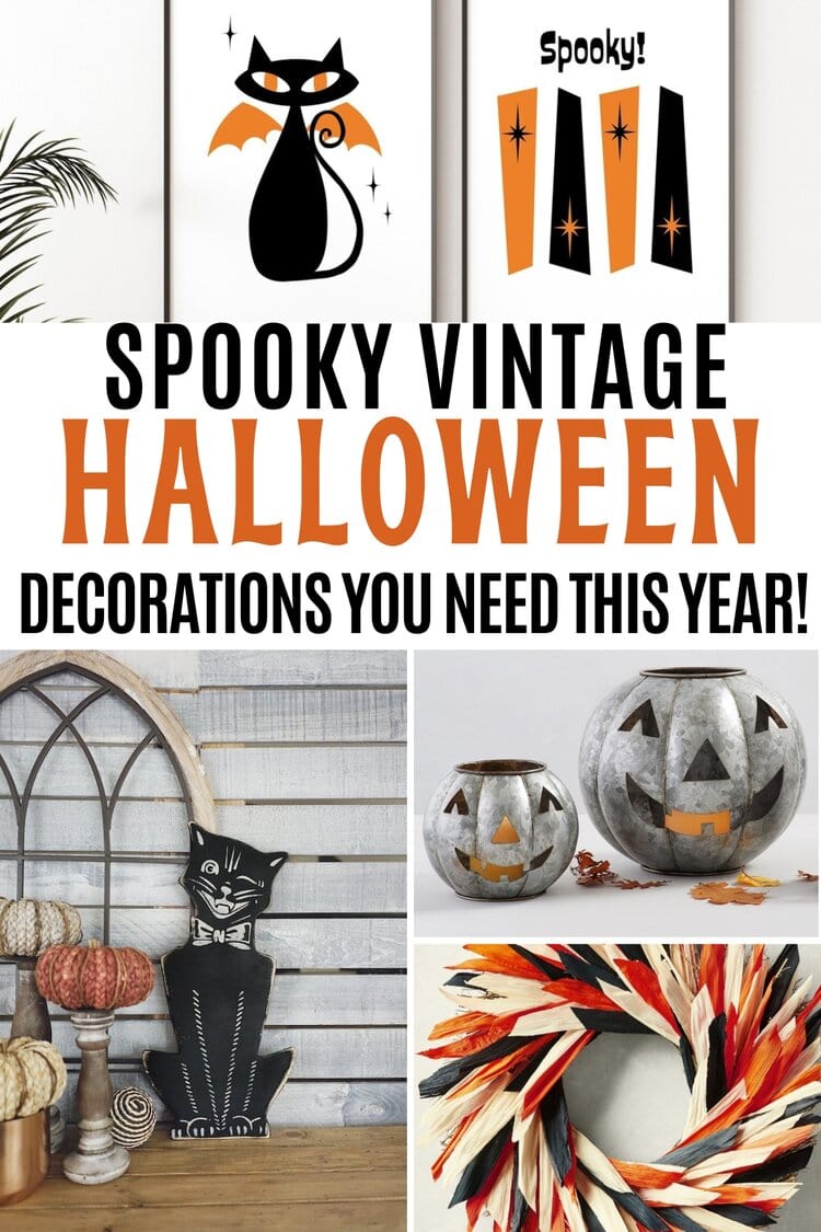 Vintage Halloween Decorations - Retro Housewife Goes Green