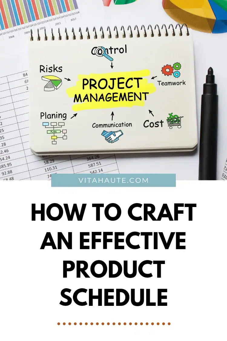 Pinterest pin: How to craft an effective product schedule