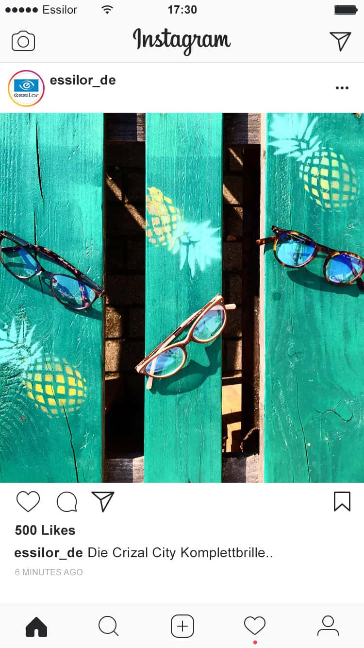 Essilor Instagram Feed