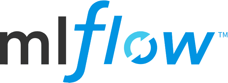 MLflow logo final black