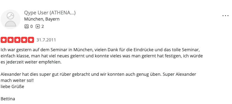 Rezension von Bettina