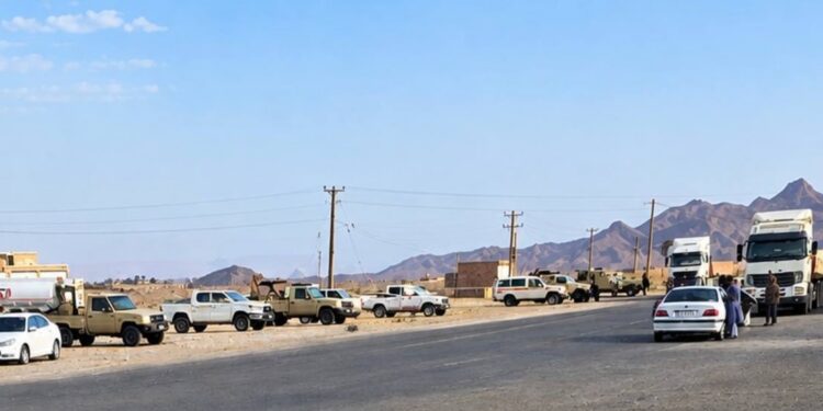 IRGC Sets Up Checkpoint in Kahnuk Area (Zahedan-Khash Route); Vehicles and Citizens Searched