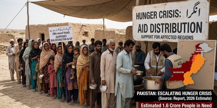 Pakistan among 10 countries facing worst hunger crisis, claims report:Around 1.6 cr people would need aid in 2026; Khyber Pakhtunkhwa and Balochistan most affected