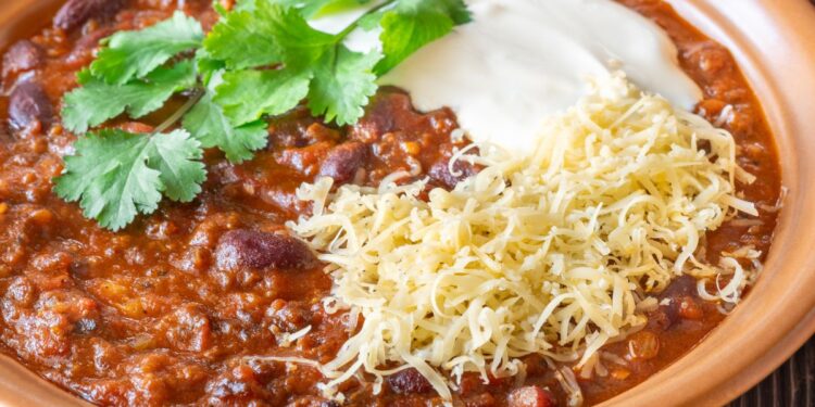 Chilli con carne soup
