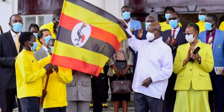 President Museveni And The First Lady Janet have flagged-off Team Uganda for The Summer Olympic Games Paris 2024 Screenshot_20240716_230609_Gmail-750×375