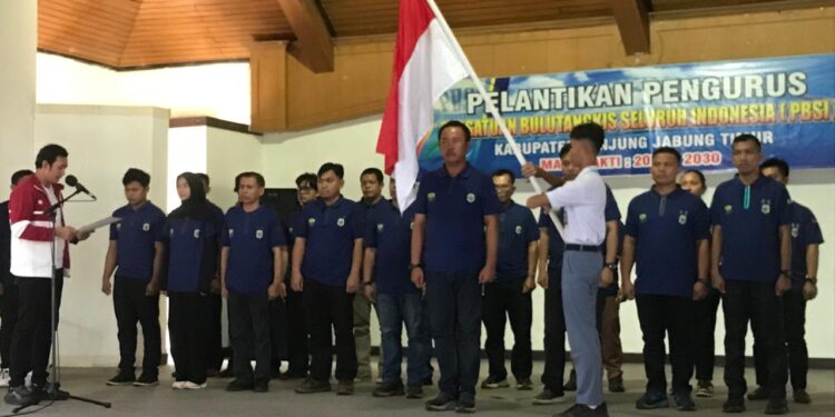 Ketua PBSI Tanjabtim Resmi Dilantik, Komitmen Cetak Atlet Berprestasi