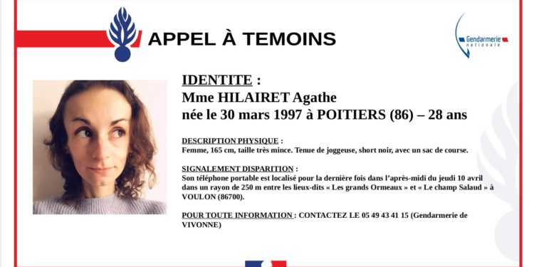Joggeuse disparue dans la Vienne : les recherches se poursuivent