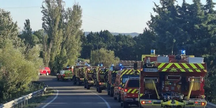Des pompiers des Hautes Pyrénées en renfort près de Narbonne et dans le Var