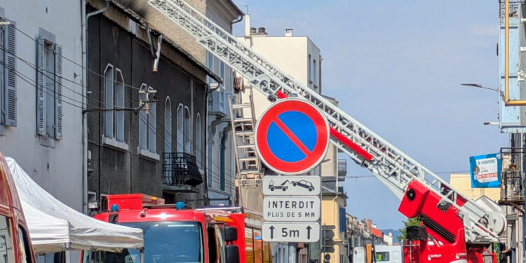 Important incendie en plein centre de Tarbes
