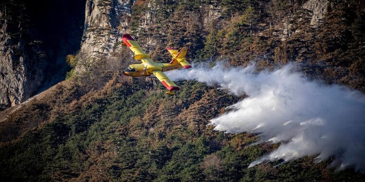 Nouvel incendie dans l'Aude : 4 canadair et 240 pompiers mobilisés