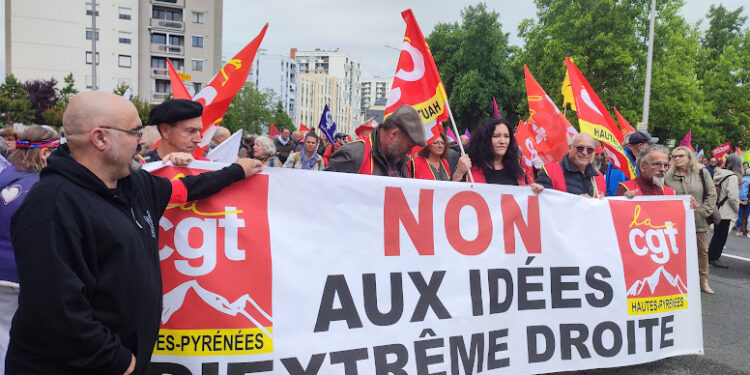 Journée de manifestation intersyndicale à Tarbes