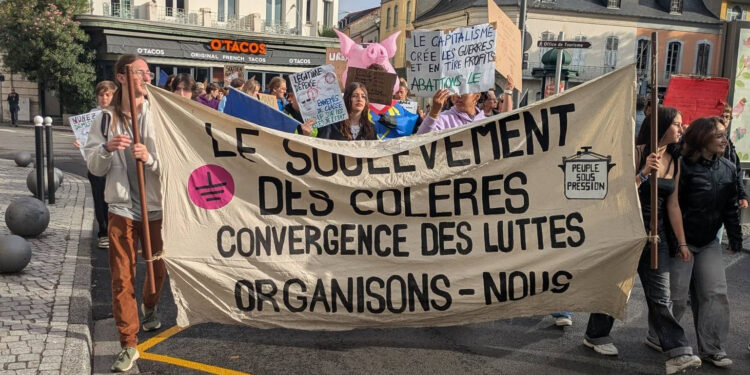 Manif du 17 octobre à Tarbes, joie, calme et fermeté sur les revendications
