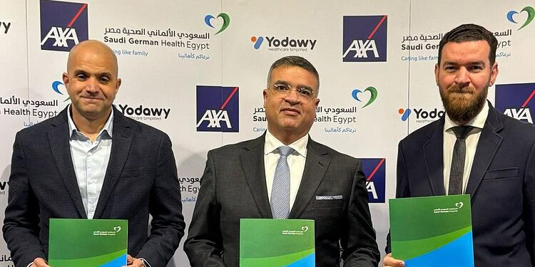 تحالف جديد بين أكسا مصر ويُداوي والسعودي الألماني لتطوير التأمين الصحي الرقمي