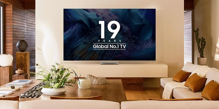 Samsung سامسونج إلكترونيكس تحافظ على صدارة سوق التلفزيونات للعام 19 على التوالي
