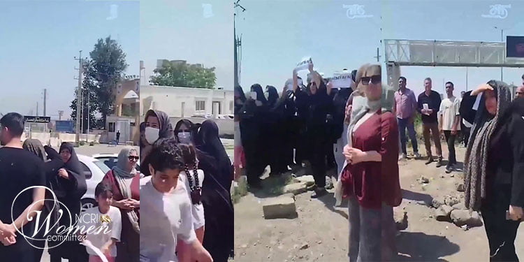 تجمع خانواده زندانیان مقابل زندان قزلحصار در اعتراض به احکام اعدام